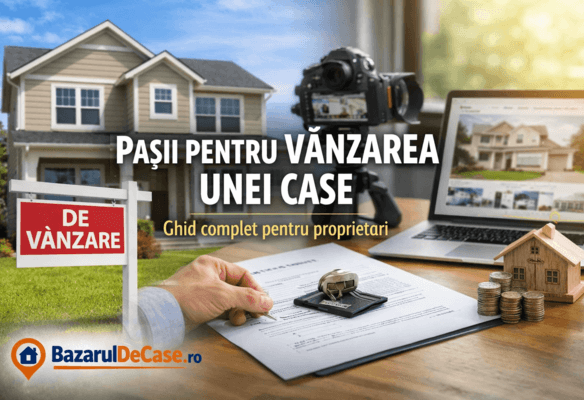 interior casă pregătită pentru vânzare