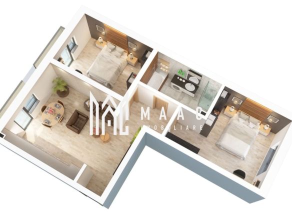 Apartament 3 camere | Curte proprie | Bloc nou | D. Stanca