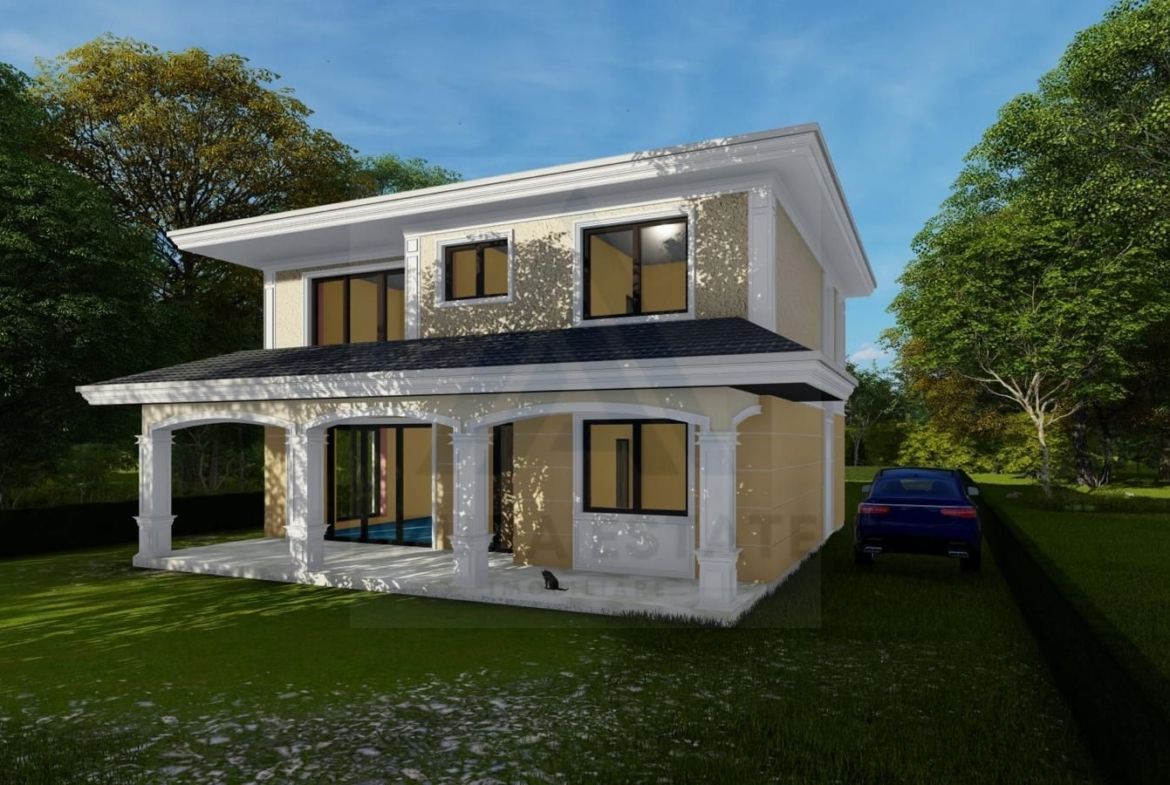 Casa individuala la rosu 146 mp utili P+1 si teren 760 mp in Turnisor