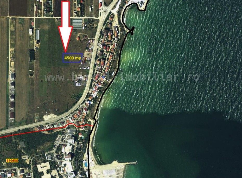 Vânzare Teren Intravilan 4500mp în Zona Steaua de Mare 2 Eforie N