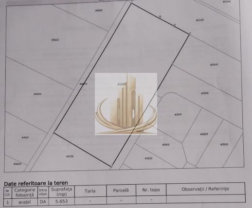Teren Generos 5.653 mp – Dumbrăvița, Str. Gárdonyi Géza - Imagine principala
