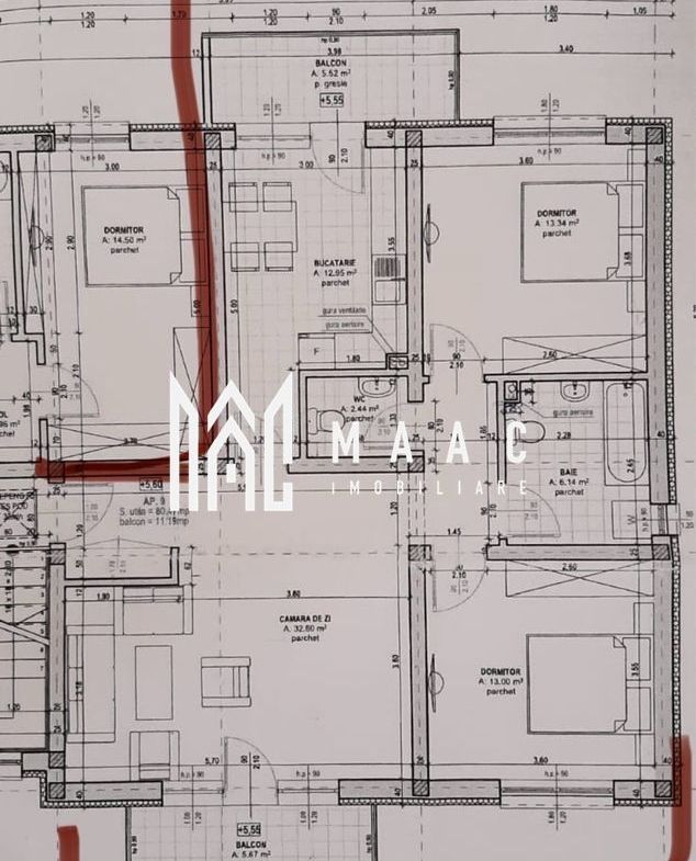 Apartament 3 camere I EXELA - Șelimbăr | 2 băi I 80 MPU - foto 8