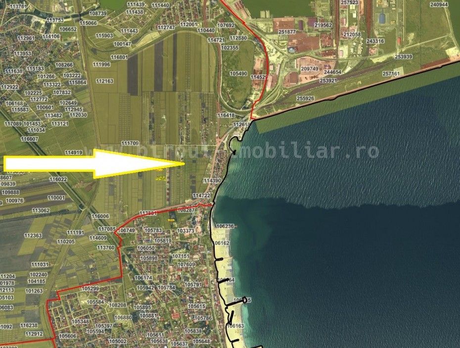 Teren Intravilan pentru Vilă / Pensiune – Zona Steaua de Mare 2, Eforie Nord