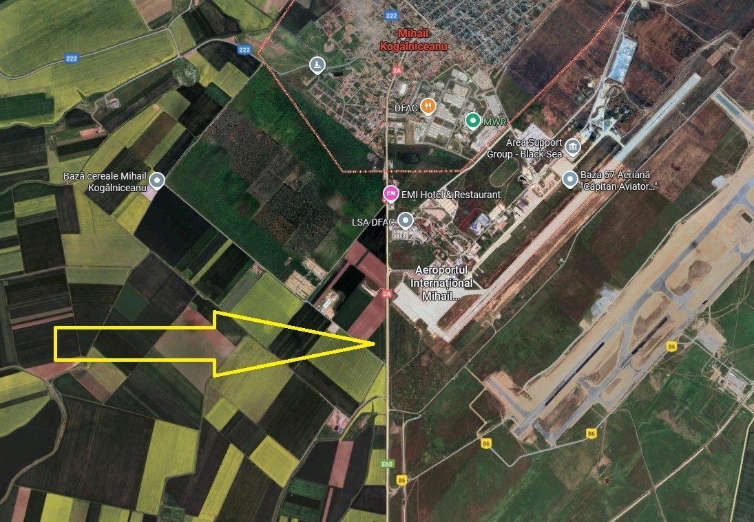 Teren Intravilan 4,5 ha – Poziție Strategică vis-à-vis de Aeroportul MK