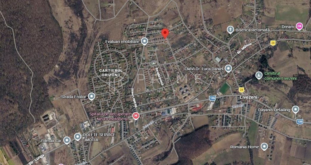 Teren 900 mp – Livezeni, str. Zorilor, vedere panoramică