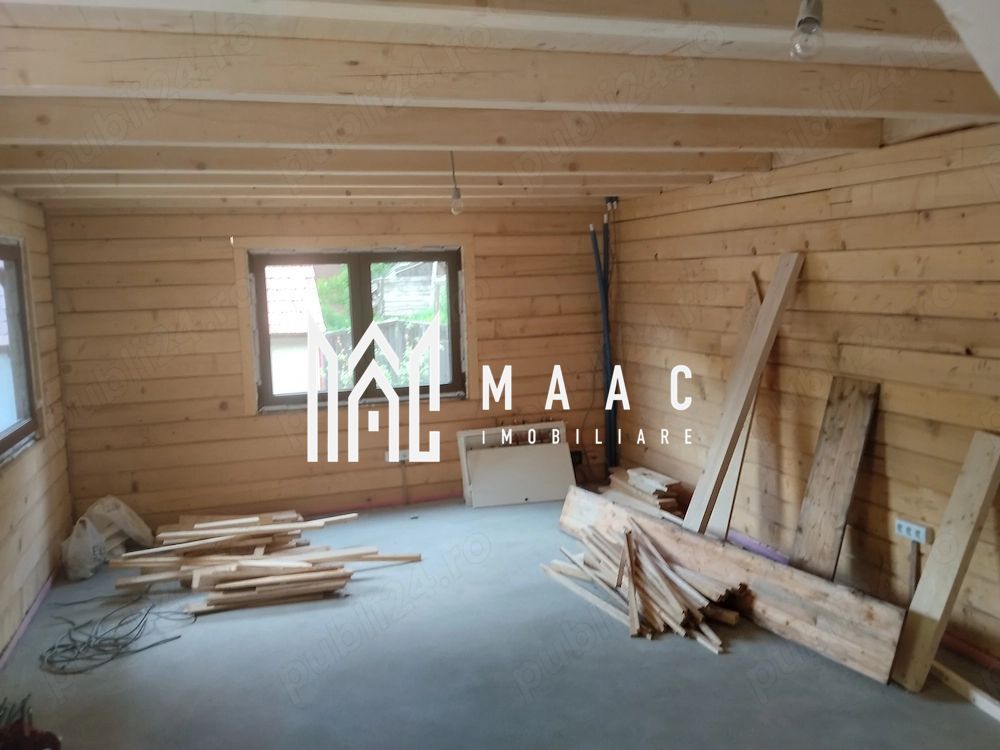 Casă nouă din lemn | Curte generoasă | Rășinari