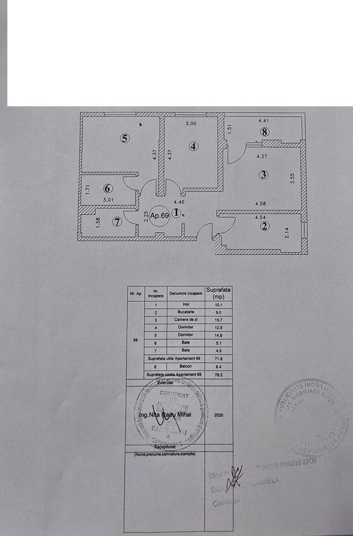 Apartament 3 camere Militari Residence – Pollux Residence