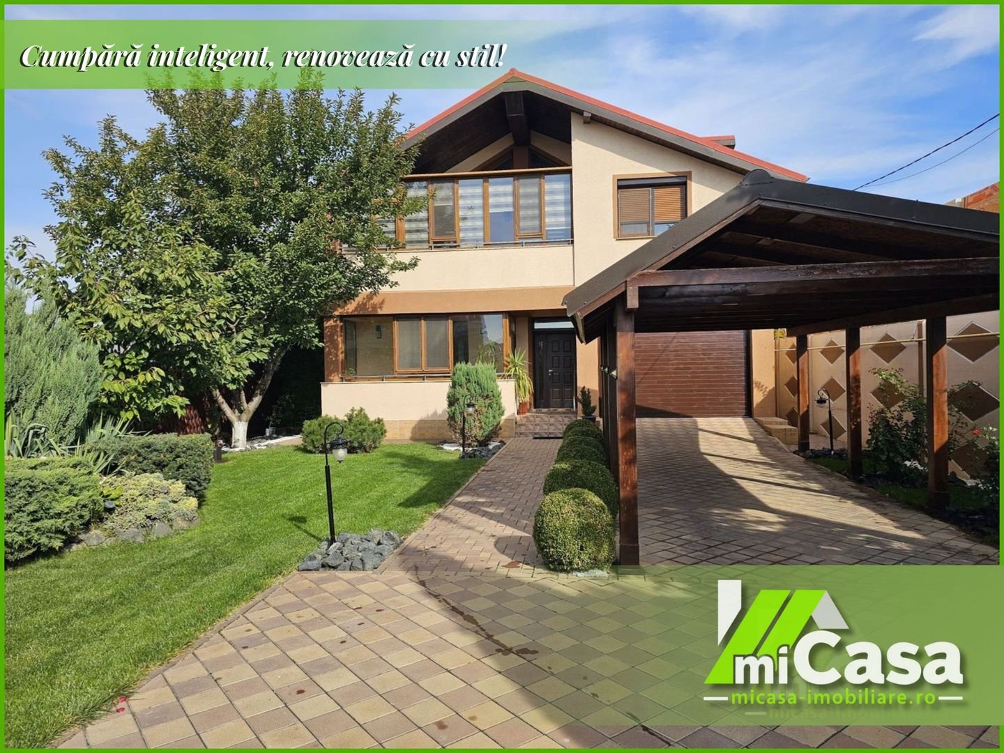 anBn-13428 🔑 Vilă modernă cu etaj și pod – Zona Nord, Galați (la 1 minut de METRO)
