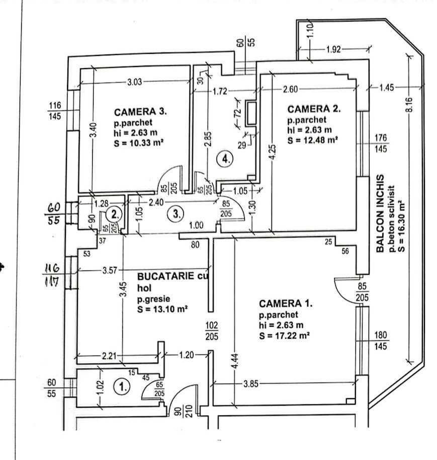anBn-13518 Spațiu, confort și locație excelentă – apartament 3 camere Tudor,