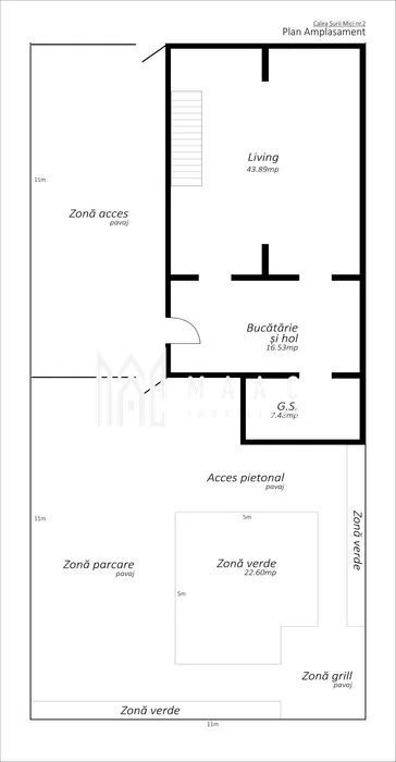 Casa Predare la Cheie | 3 camere | Curte 120 MP