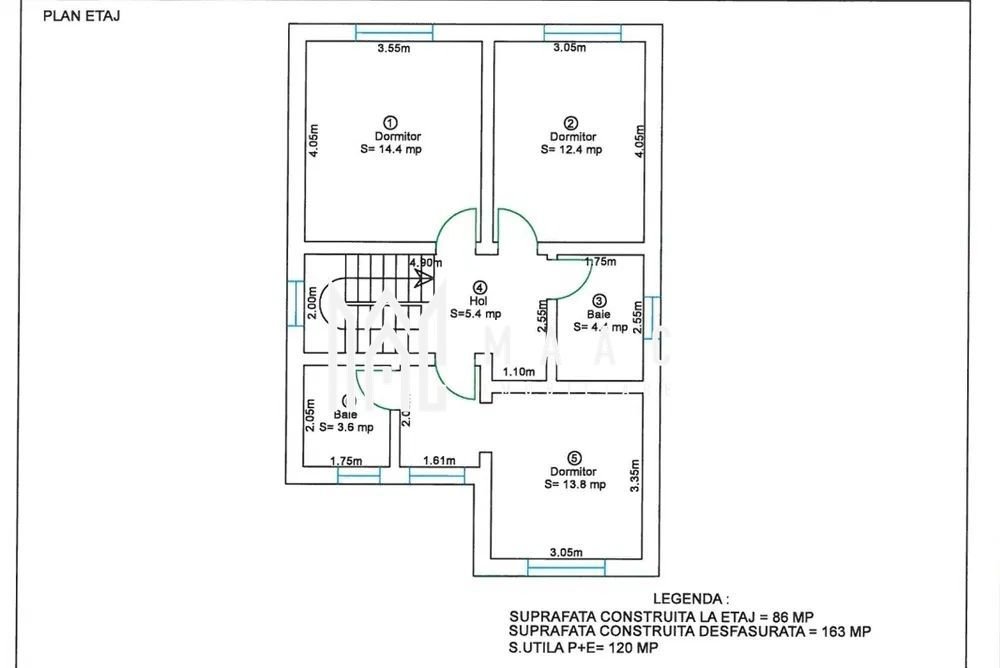 Casă individuală I 5 camere I 120 mpu I Curte 380 mp I Șura Mică