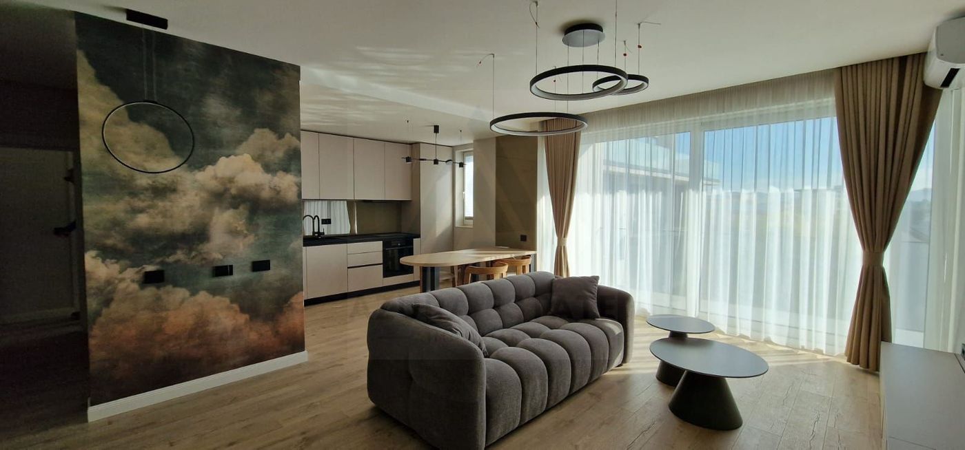 Apartament lux 80 mp utili 3 camere 2 bai si parcare subterana
