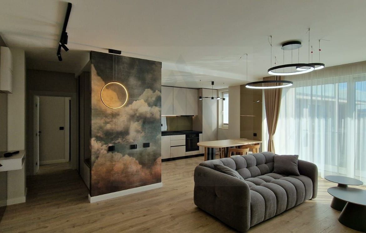 Apartament lux 80 mp utili 3 camere 2 bai si parcare subterana