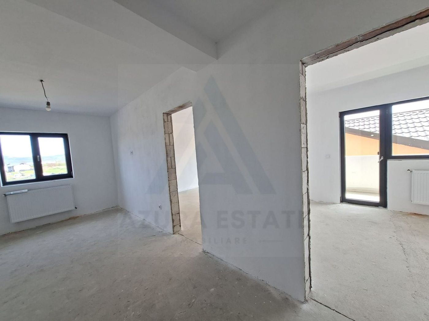 Apartament 2 camere 53 mp utili etaj 1 baie cu fereastra Selimbar