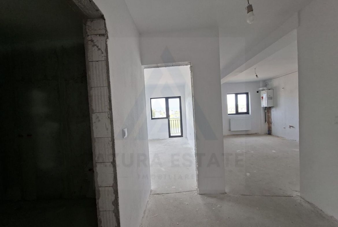 Apartament 2 camere 53 mp utili etaj 1 baie cu fereastra Selimbar
