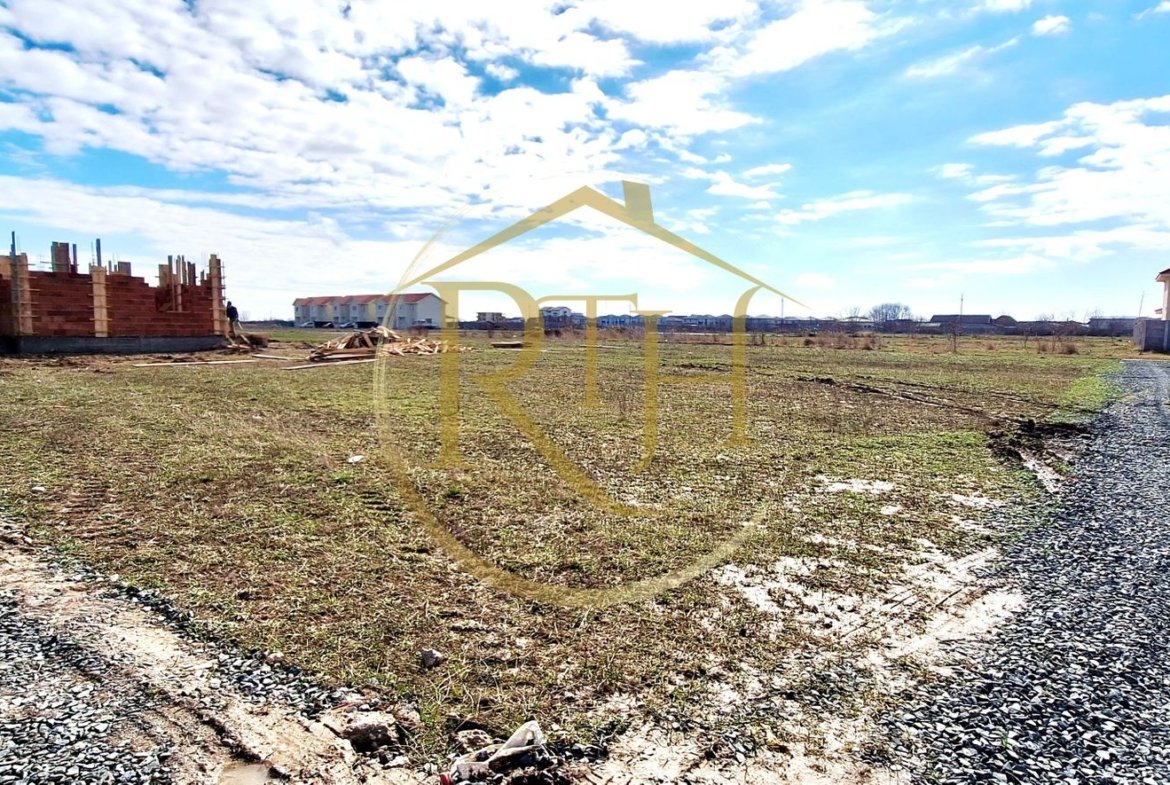 Oferim spre vanzare parcela pentru duplex,  Giroc, suprafata 507 mp, 2 fronturi