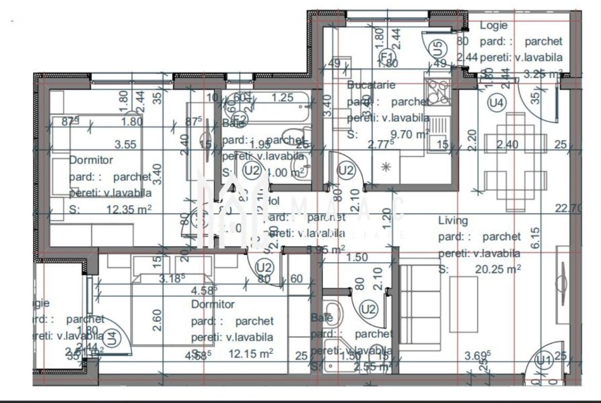 Apartament 3 camere | 2 Băi | 2 Balcoane | Încălzire în pardoseală | Șelimbăr