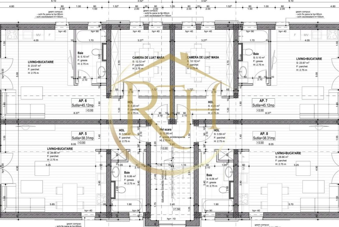 Oferim spre vanzare apartamente cu 2 camere,  Giroc, Calea Urseni 0% Comision