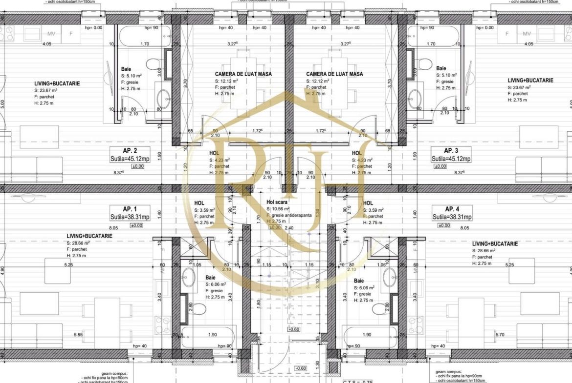 Oferim spre vanzare apartamente cu 2 camere,  Giroc, Calea Urseni 0% Comision