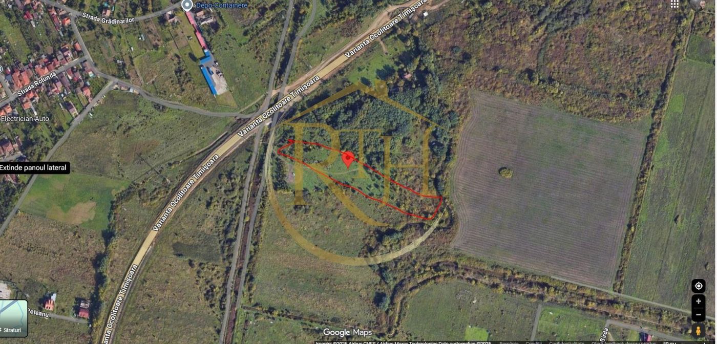 Teren de vânzare – 11.273 mp – zona Plopi, Timișoara Sud.