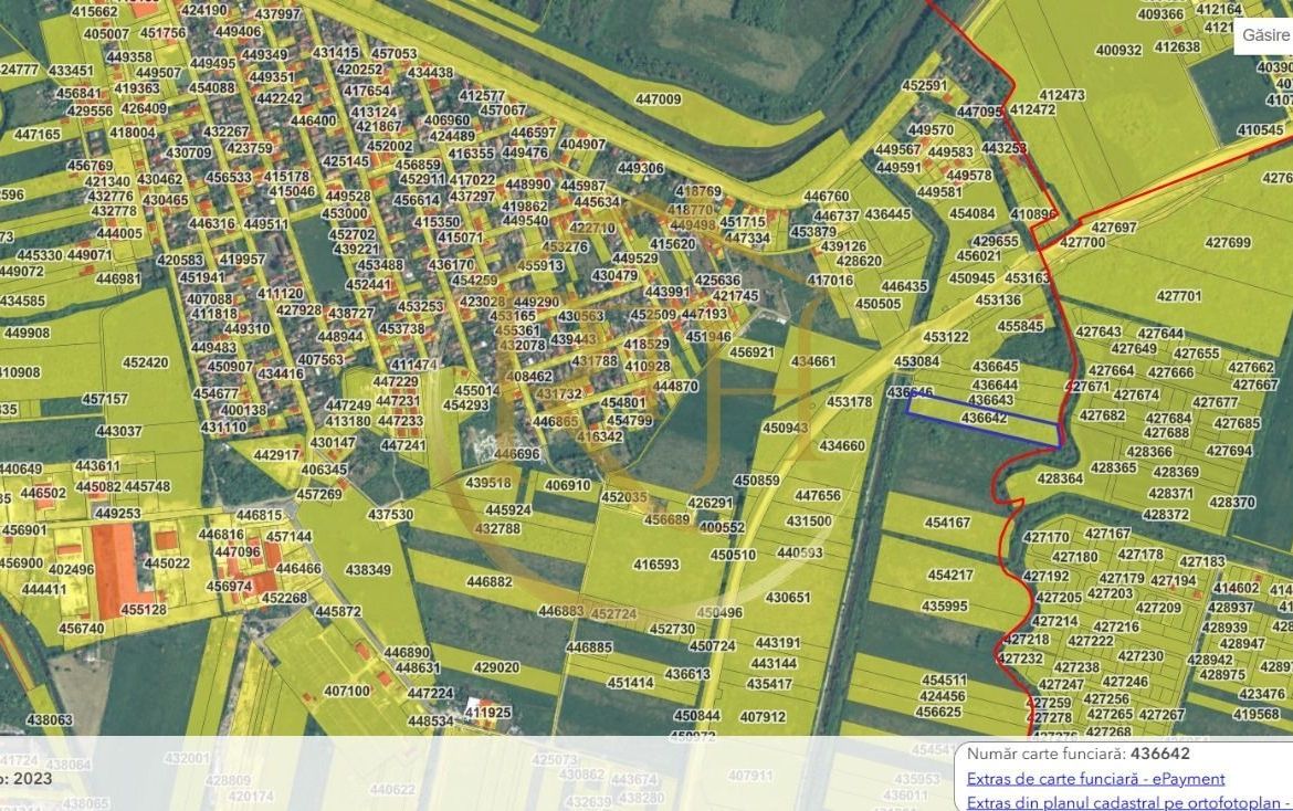 Teren de vânzare – 11.273 mp – zona Plopi, Timișoara Sud.