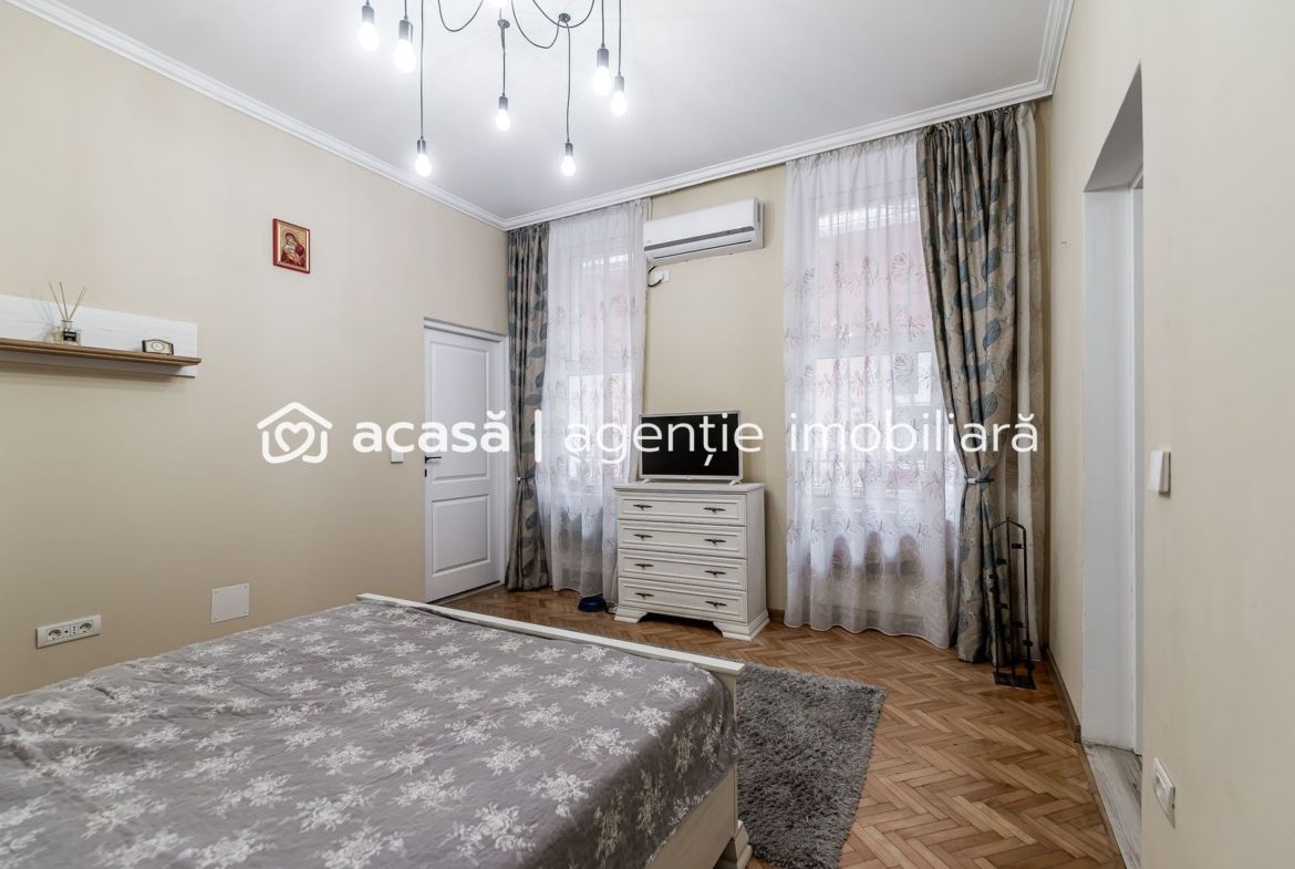 Apartament 2 camere, ultracentral, etaj intermediar (etaj 1)