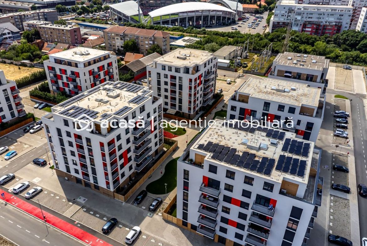 Apartament 2 camere, etaj 2, bloc R39, Ared City Arad