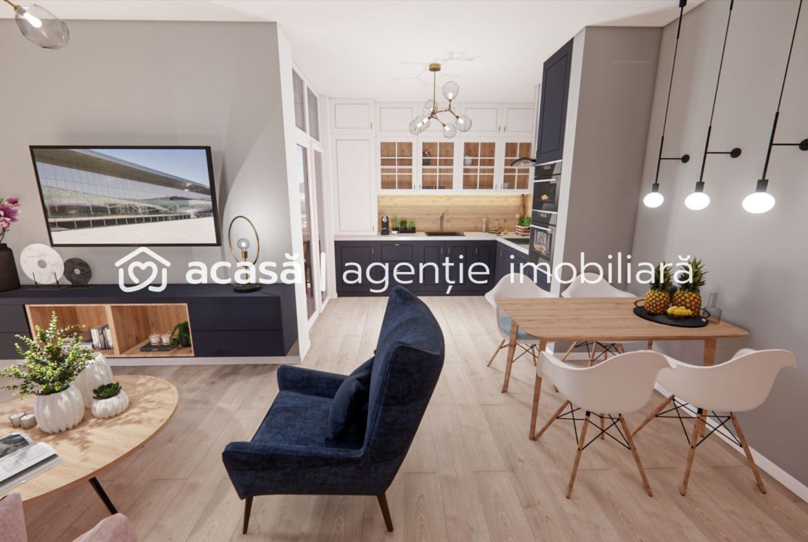 Apartament decomandat în ARED CITY,  2 camere, parcare inclusă