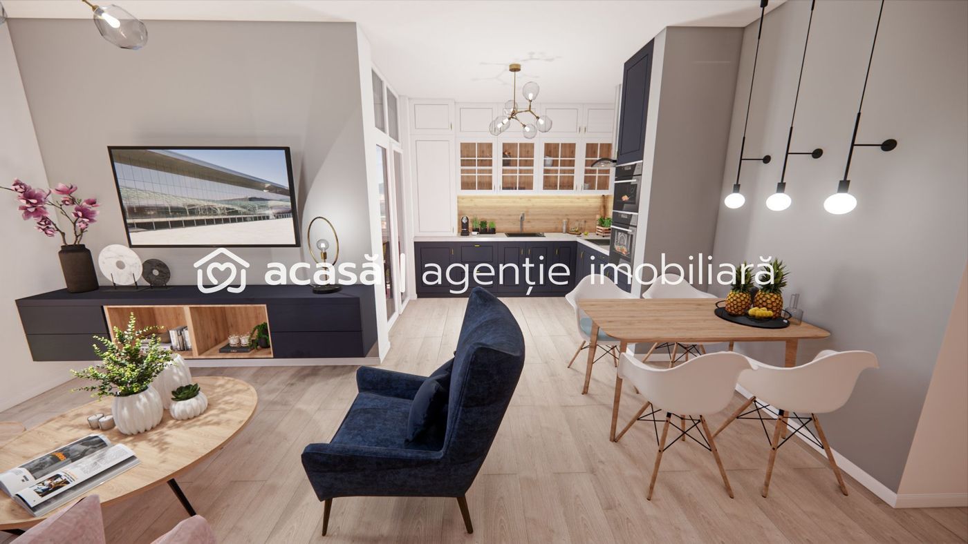 Apartament decomandat în ARED CITY,  2 camere, parcare inclusă