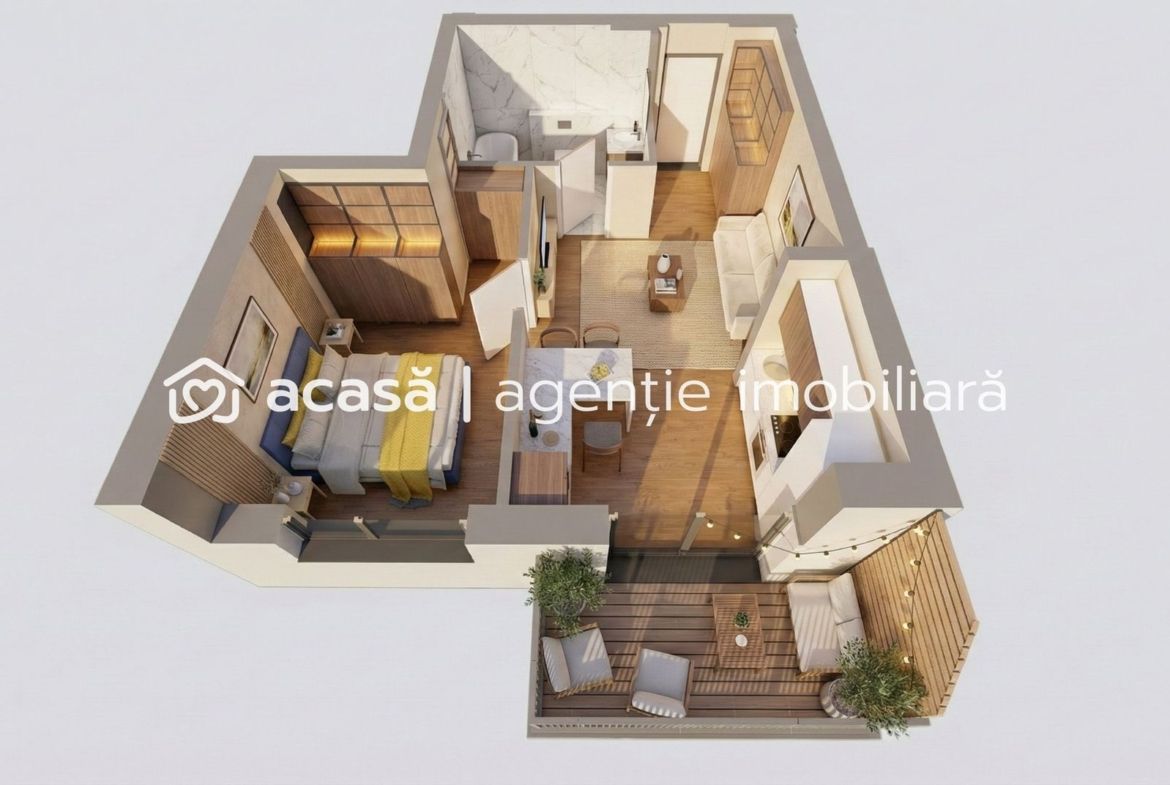 Apartament cu 2 camere– ARED R39