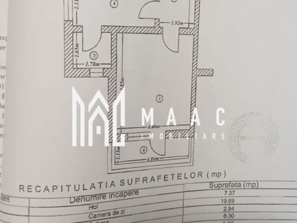 Garsonieră spațioasă de vanzare | centrala proprie | vedere superba.