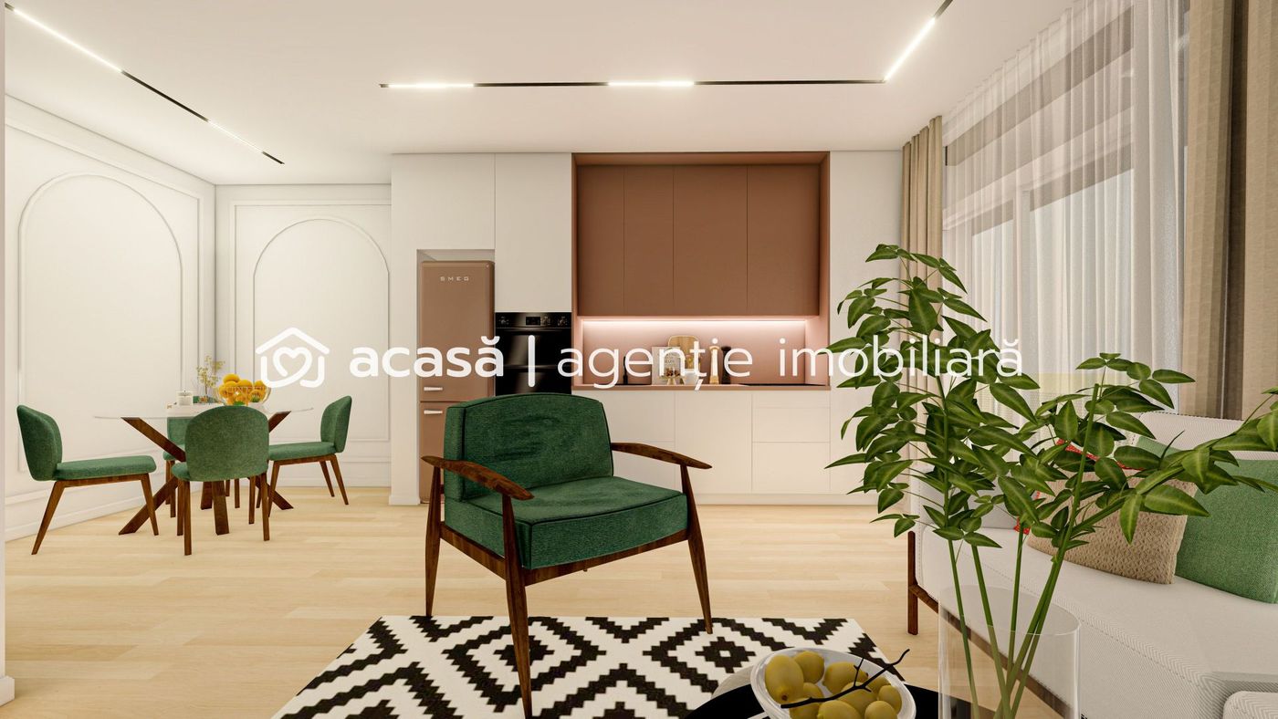 Penthouse 3 camere ARED – 104mp