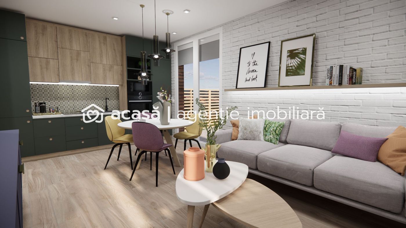 Apartament 2 camere NOUL BLOC R39 COMISION 0 ARED lânga AFI