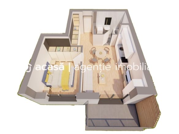 Apartament 2 camere NOUL BLOC R39 COMISION 0 ARED lânga AFI