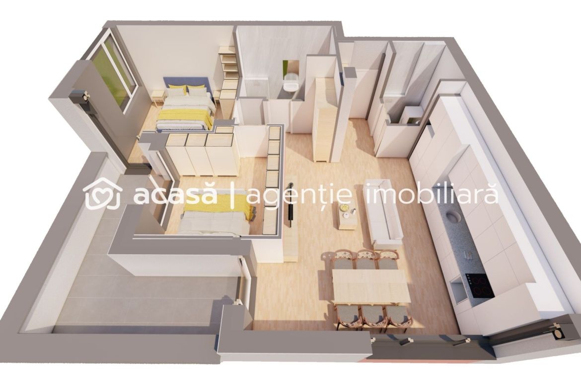 De vanzare PENTHOUSE într-un bloc nou marca ARED Comision 0%