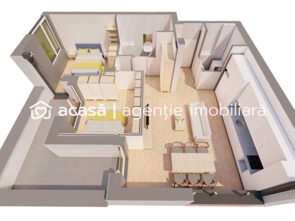 De vanzare PENTHOUSE într-un bloc nou marca ARED Comision 0%