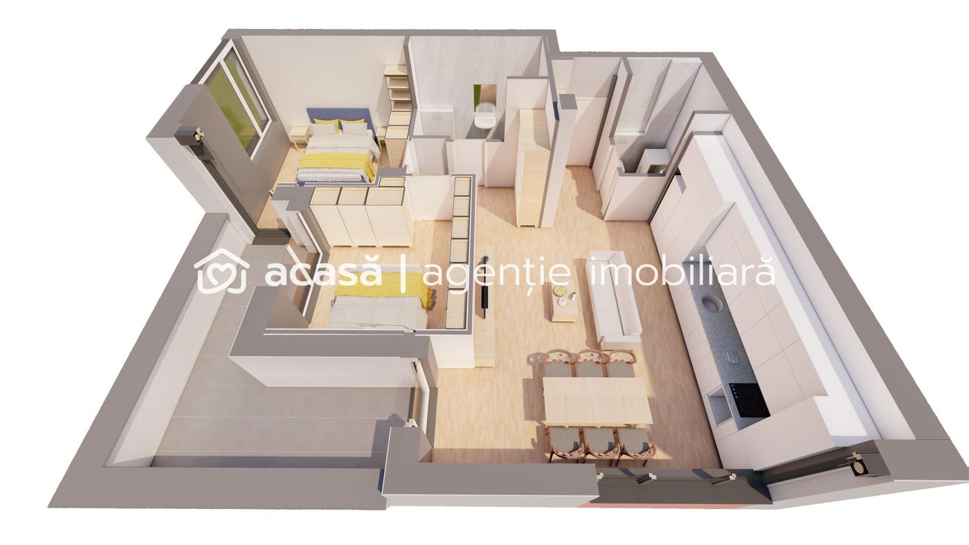 De vanzare PENTHOUSE într-un bloc nou marca ARED Comision 0%