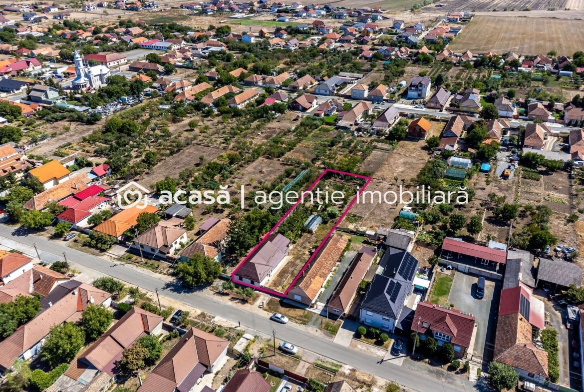 Casa 4 camere – Teren 1603mp – Livada, Arad – COMISION 0%
