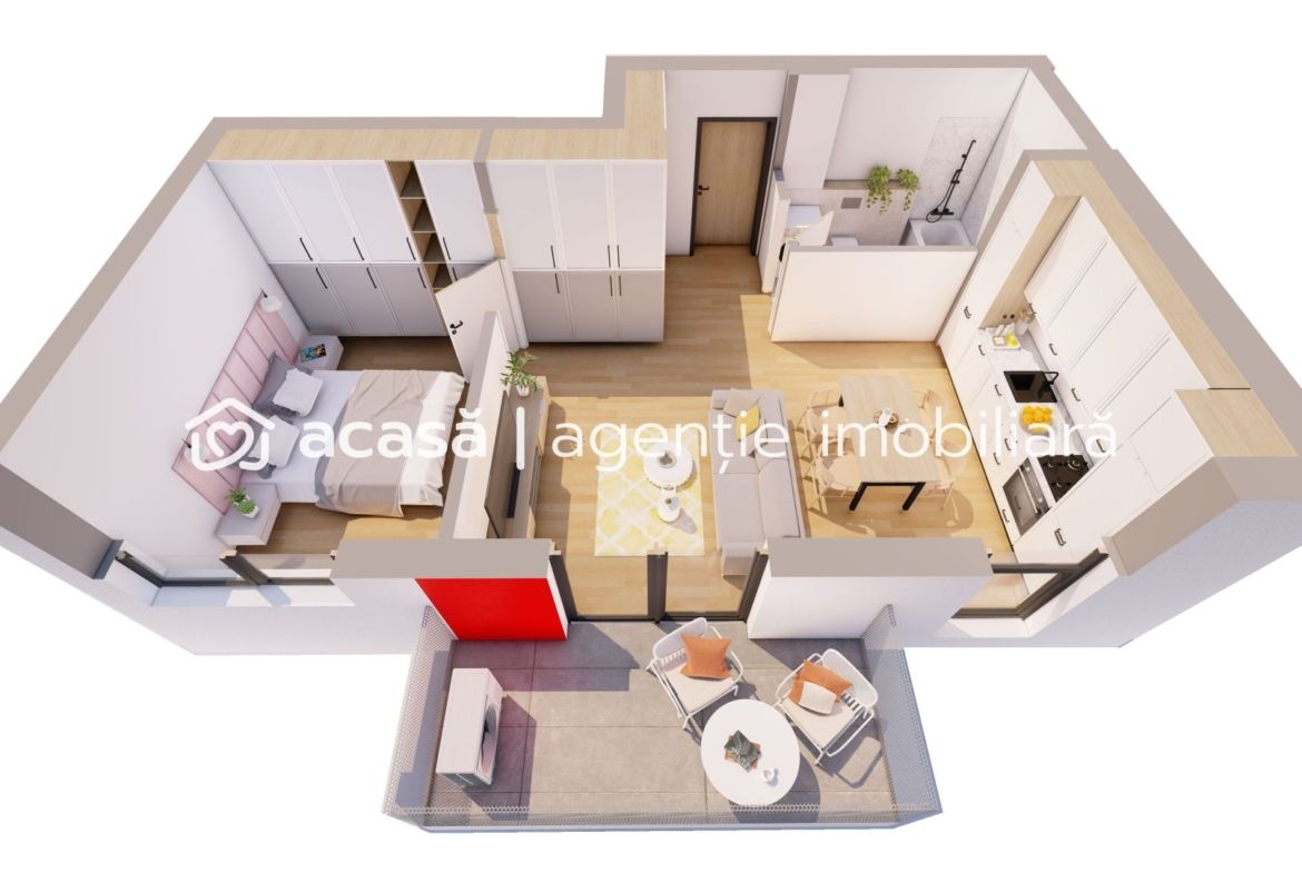 Apartament 2 camere ARED – direct de la dezvoltator