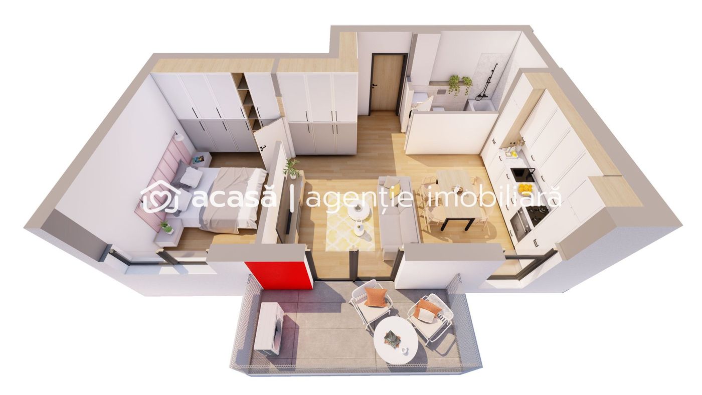 anBn-17143 Apartament 2 camere ARED – direct de la dezvoltator