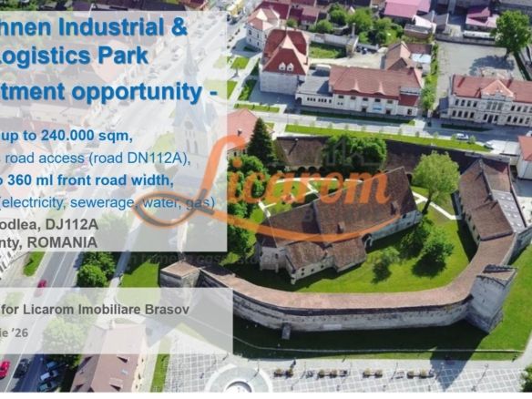 Codlea teren constructii industriale sau logistice 8 ha pana la 24 Ha