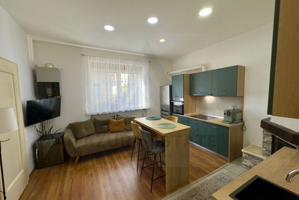 Apartament la casa 76 mp utili terasa curte si pivnita zona Lupeni