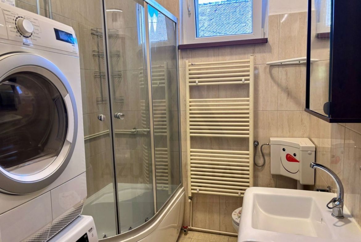 Apartament la casa 76 mp utili terasa curte si pivnita zona Lupeni