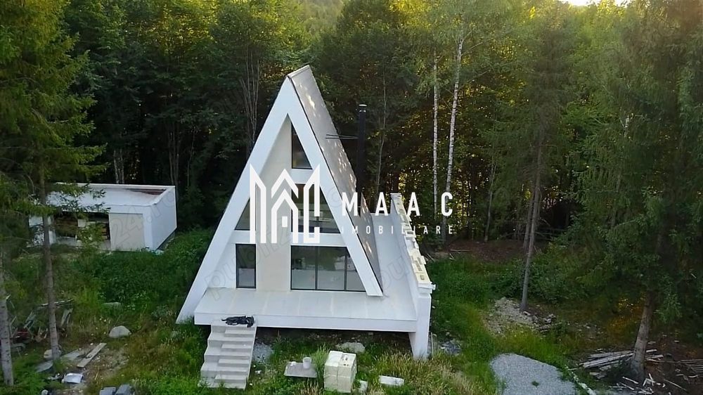 Cabană A-Frame | Porumbacu de Sus | 3 camere | 153 MPU | Castelul de Lut