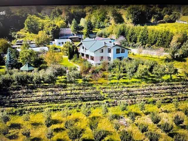 O proprietate de exceptie la Corbi, 18 ha, izvor, lac, pastravarie
