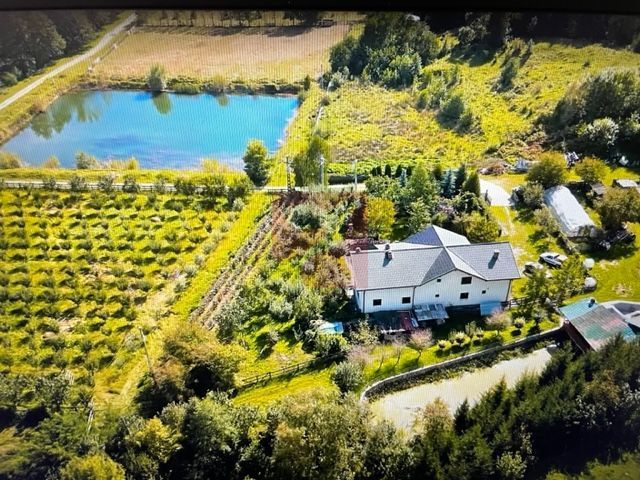 O proprietate de exceptie la Corbi, 18 ha, izvor, lac, pastravarie