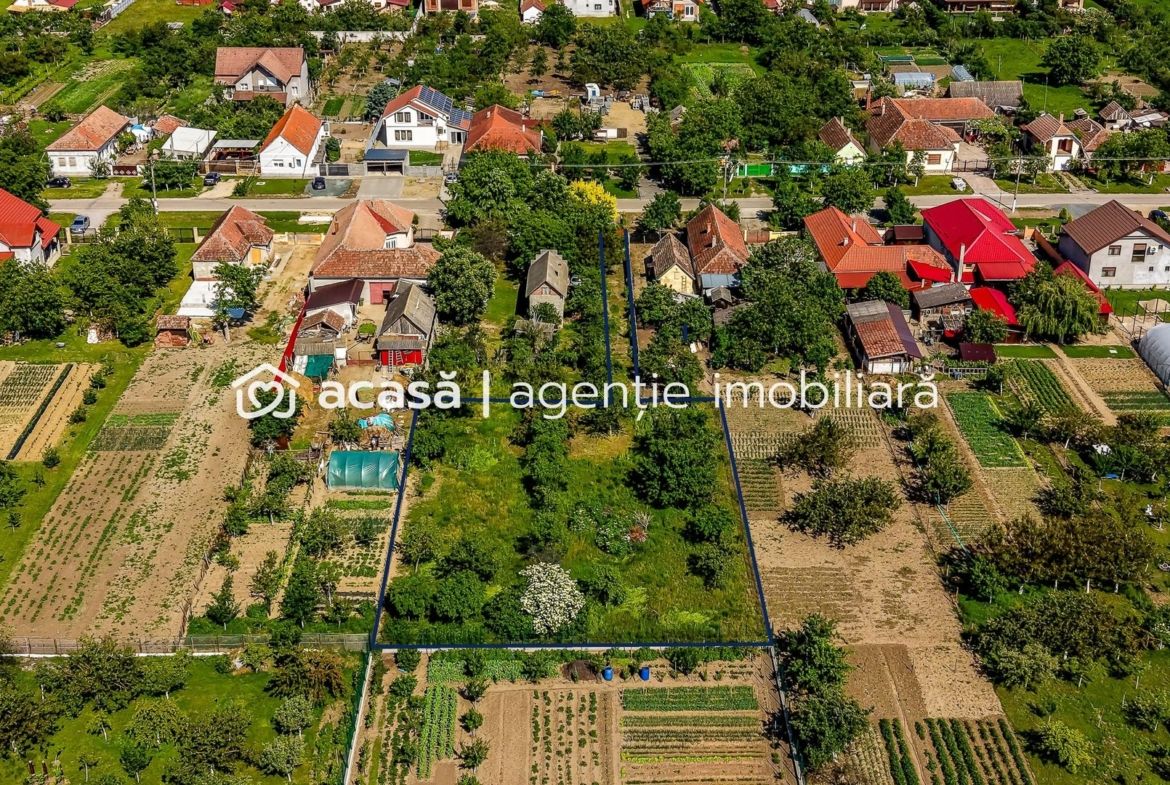 Teren intravilan 1594 mp în Cicir – la doar 9 km de Arad! – COMISION 0