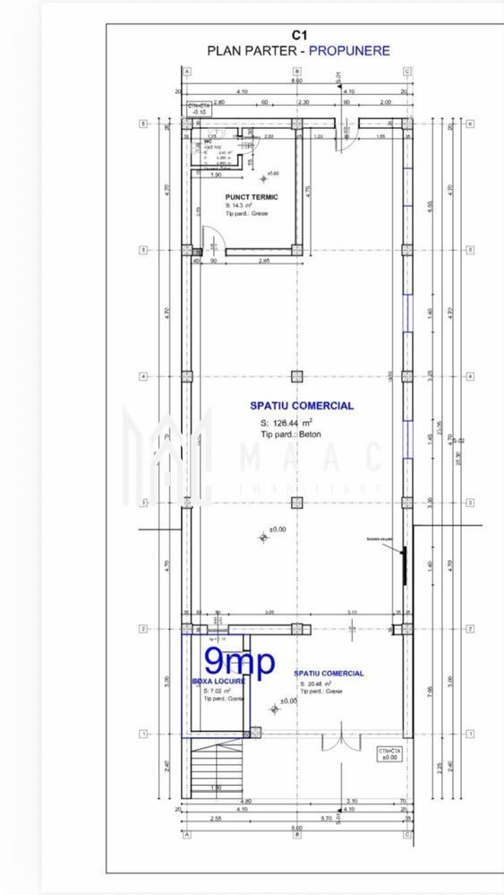 Spatiu Comercial | 170 MPU | Corneliu Coposu