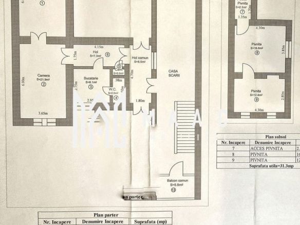 Apartament 2 camere garaj pivnita 31mp  zona Andrei Saguna
