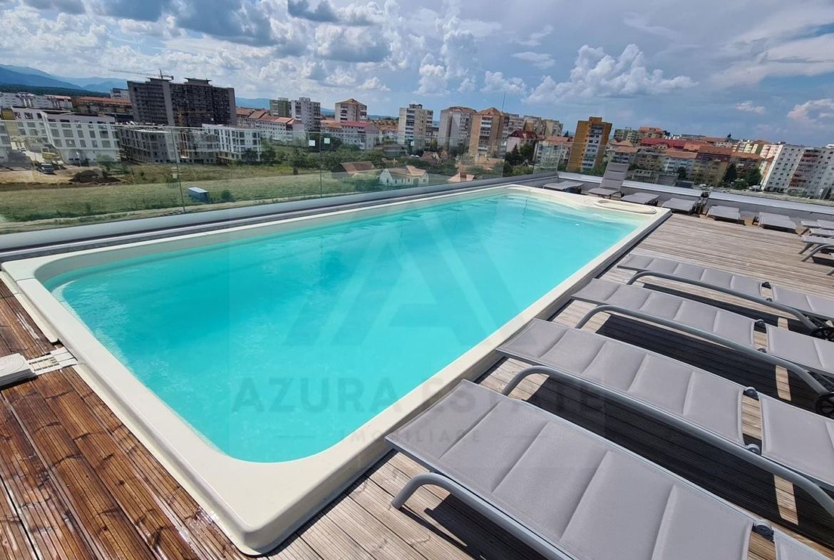 Apartament premium 2 camere piscina privata si 2 parcari Doamna Stanca
